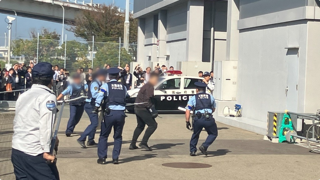 「不法侵入事案対処措置訓練」を実施しました！